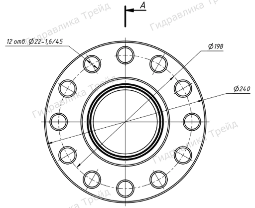 Фланец ФБ240 исп.1
